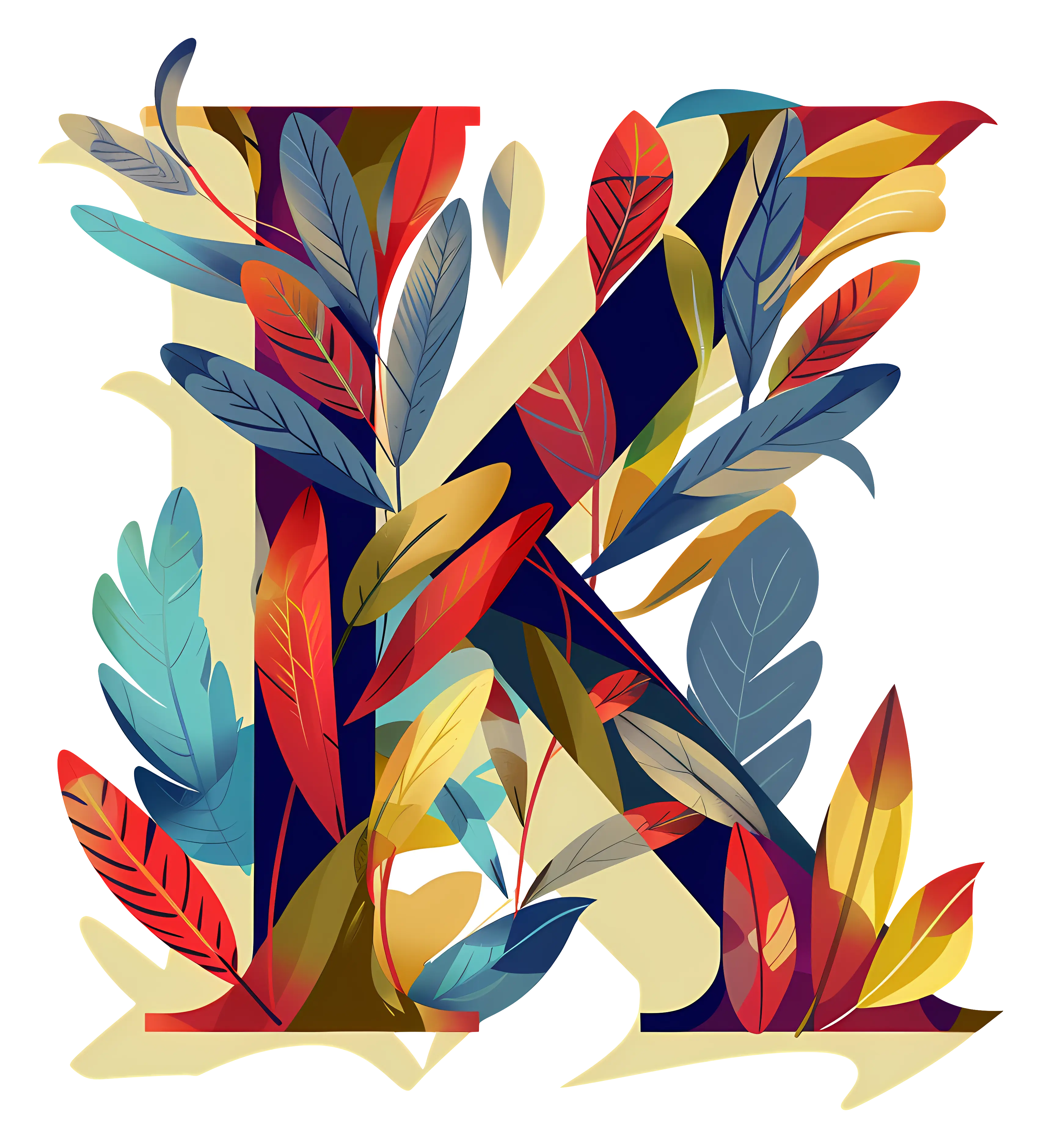 Decorative letter K