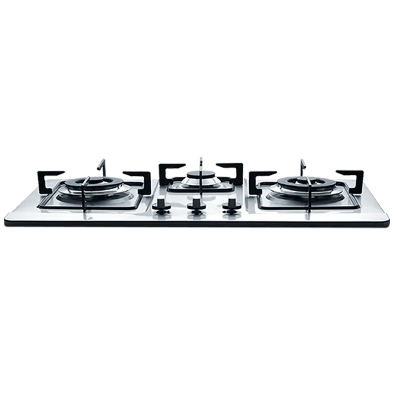 Gas Stove with Triple Burners
