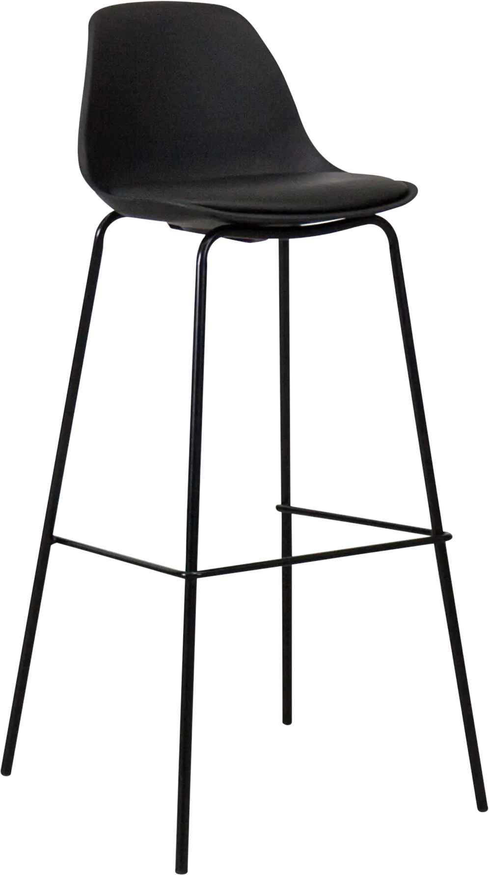 Black Modern Bar Stool