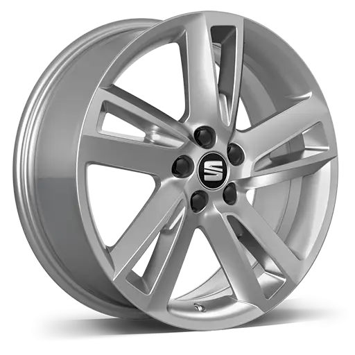 Shiny Silver Alloy Wheel for Cars
