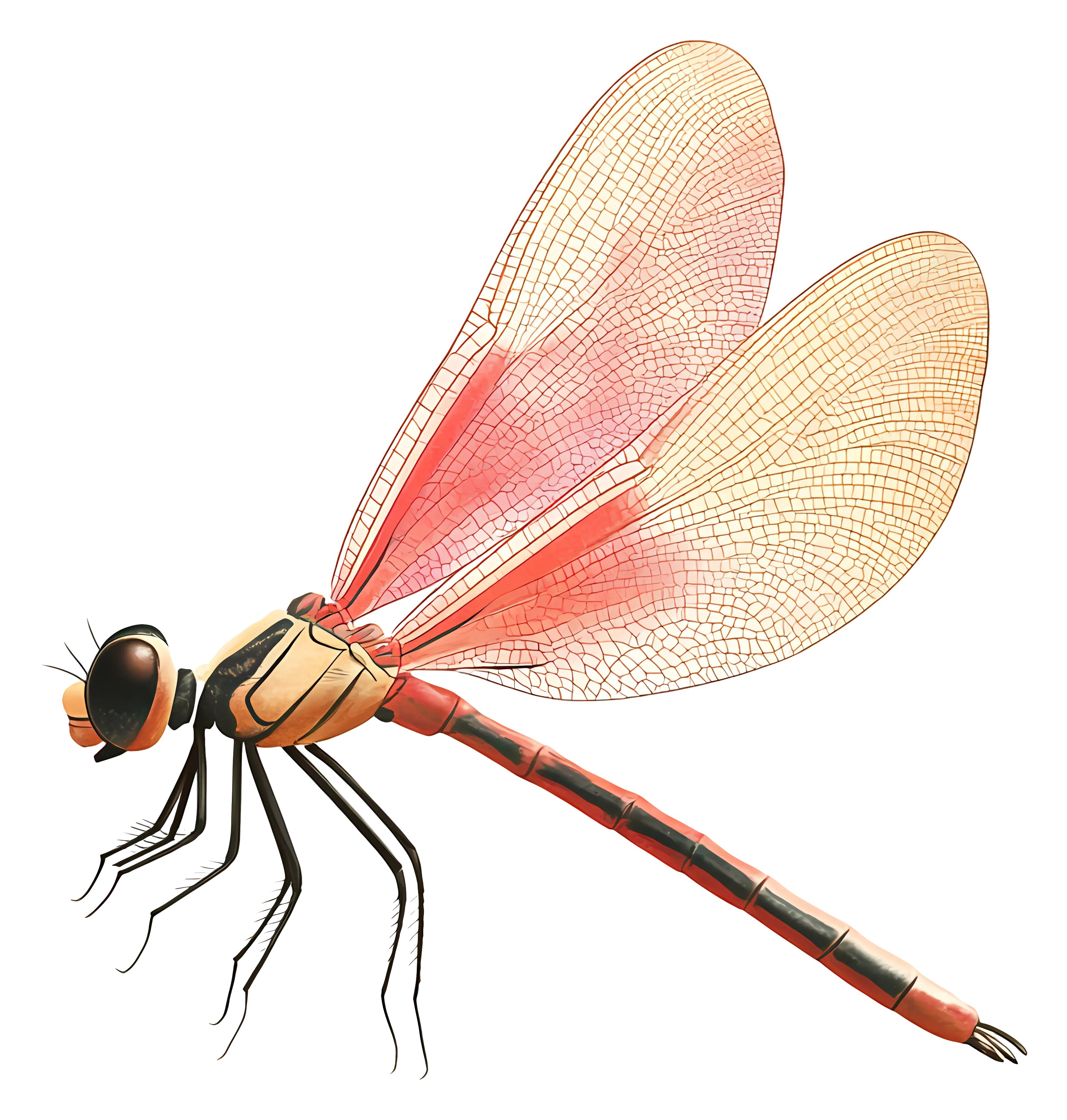 Delicate Dragonfly Illustration