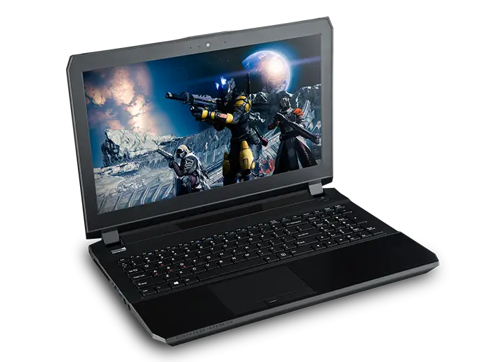 Gaming Laptop with Action Game Display