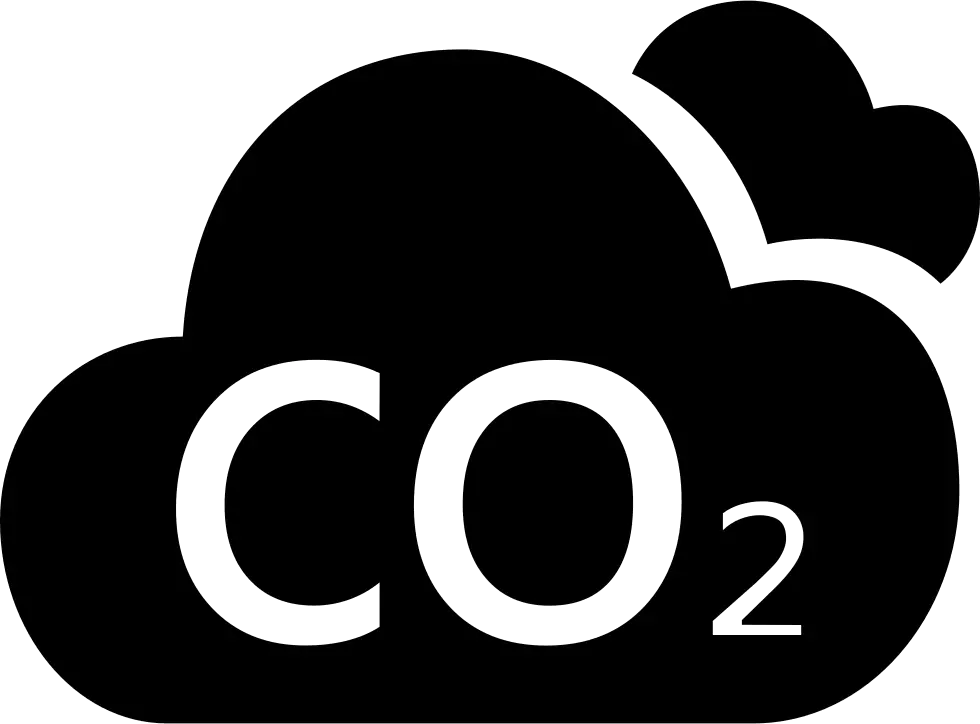 CO2 Emissions Cloud Symbol Icon