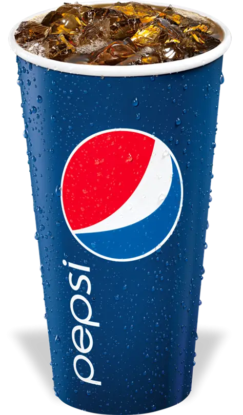 Pepsi Cup with Ice Beverage