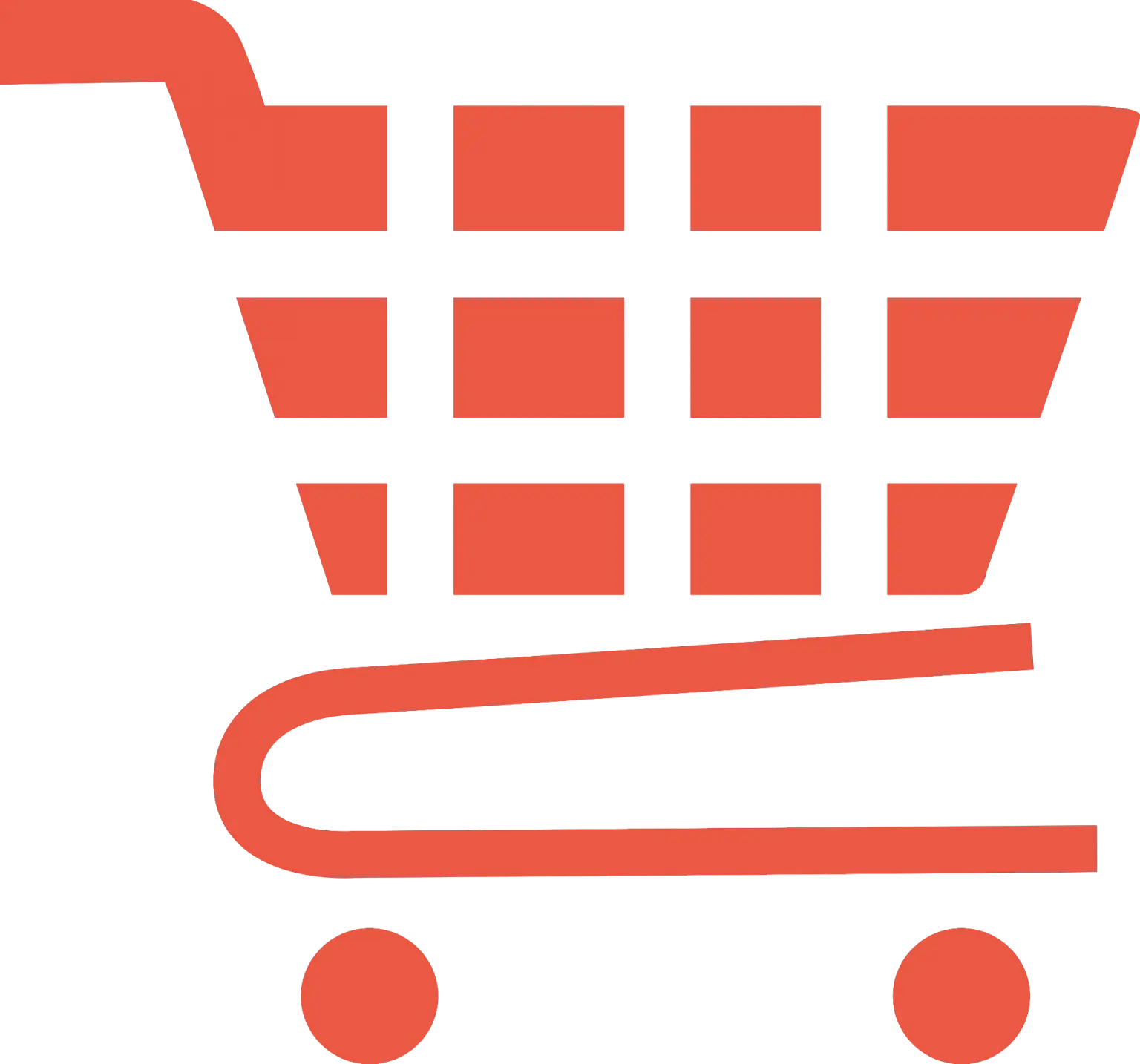 Red Shopping Cart Icon