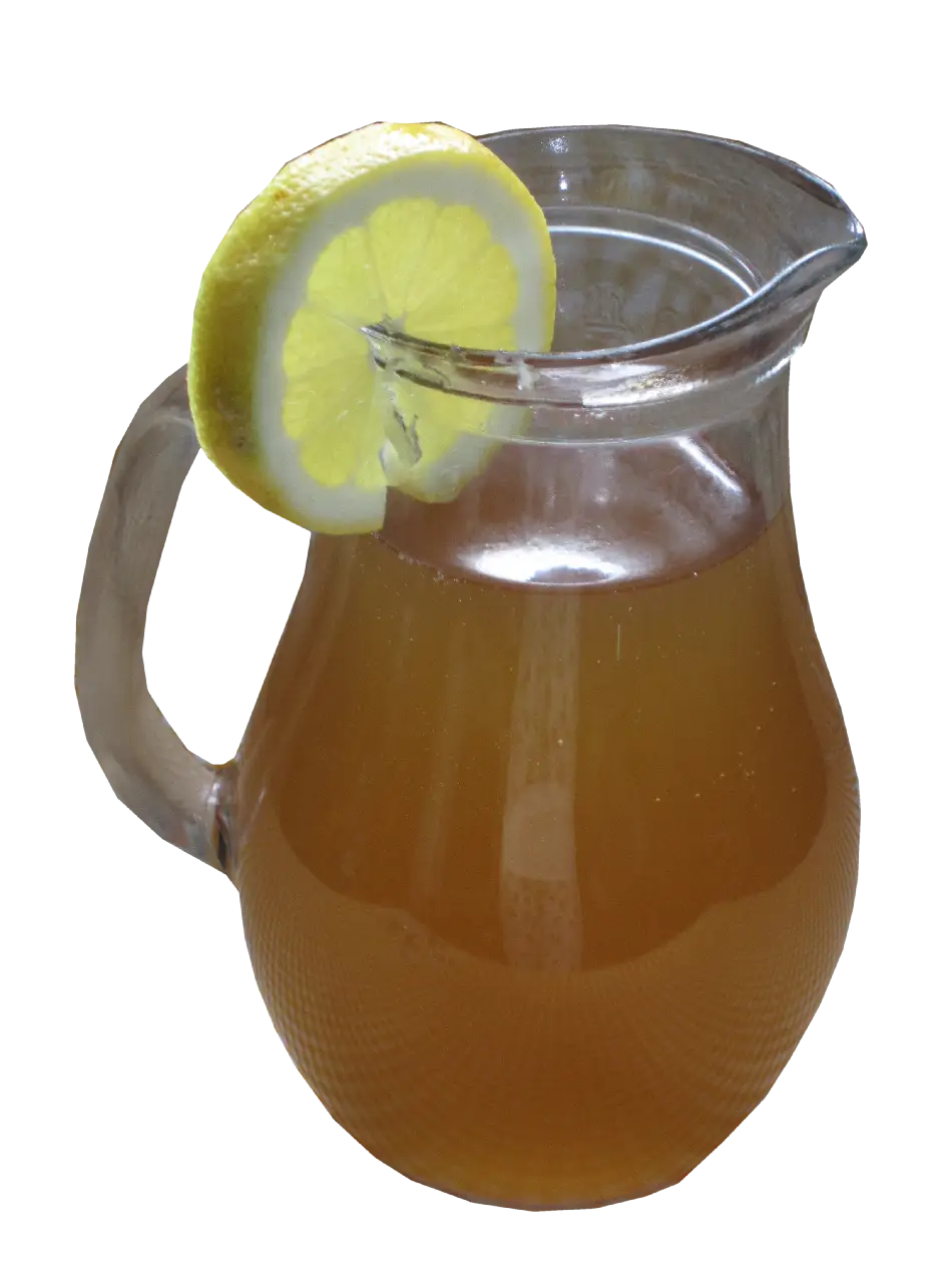 Refreshing Lemonade in a Glass Pitcher