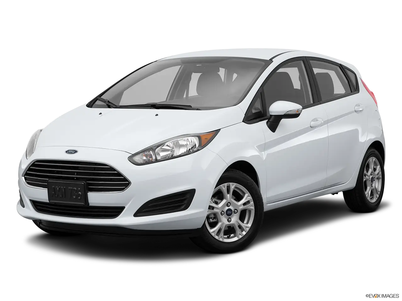 White Ford Car