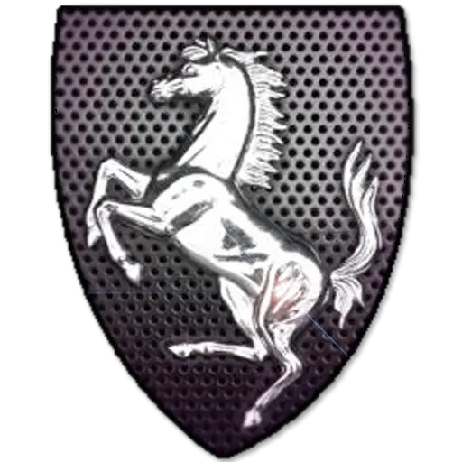Metallic Horse Emblem