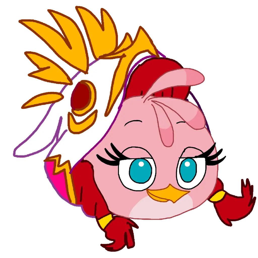 Cute Cartoon Bird with Headgear