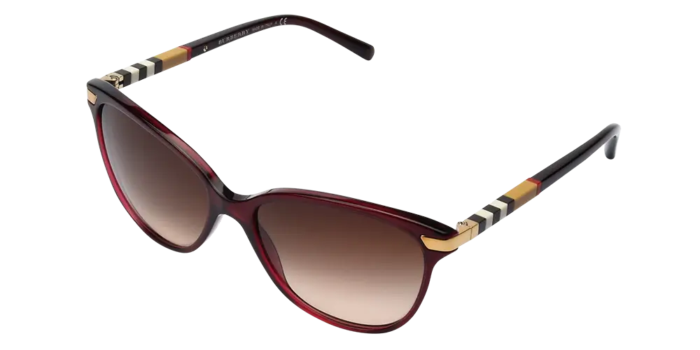 Stylish Red Gradient Sunglasses Accessory