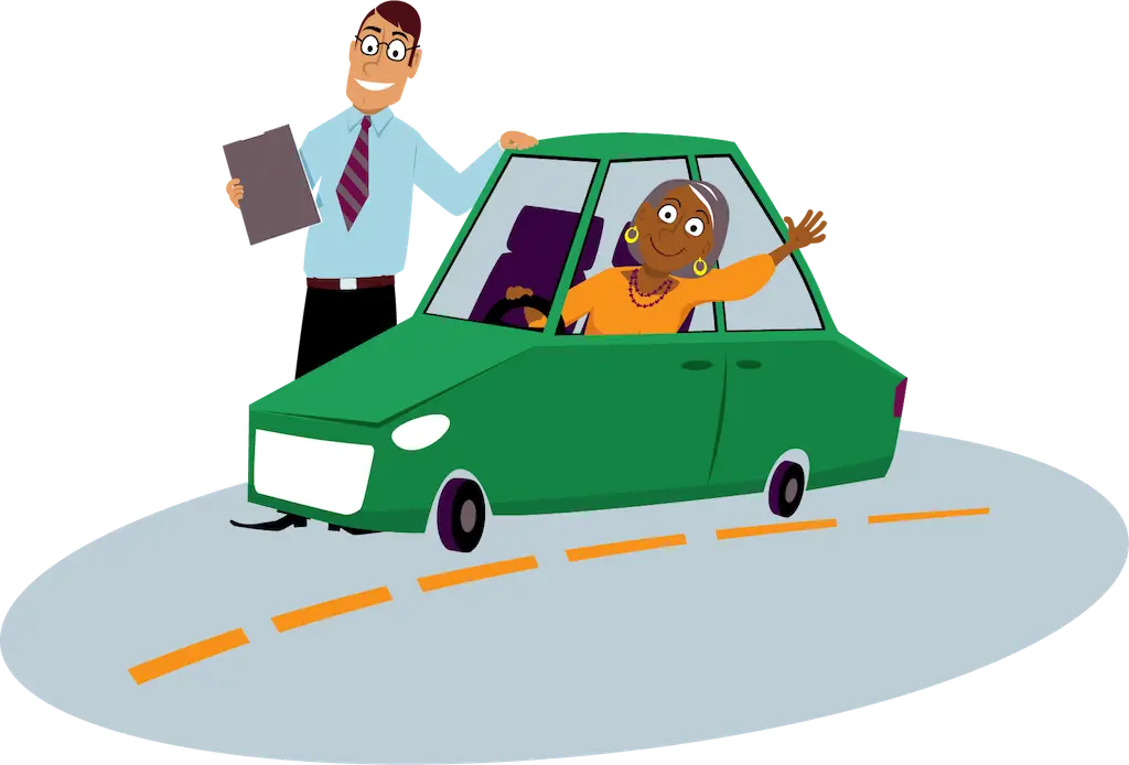 Driving Lesson Illustration