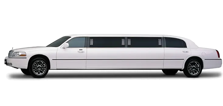 White Limousine Luxury Vehicle
