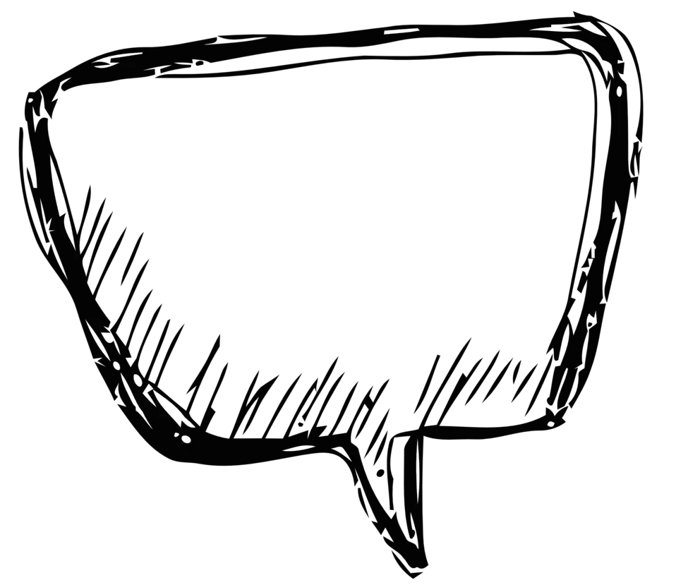 Hand-Drawn Speech Bubble