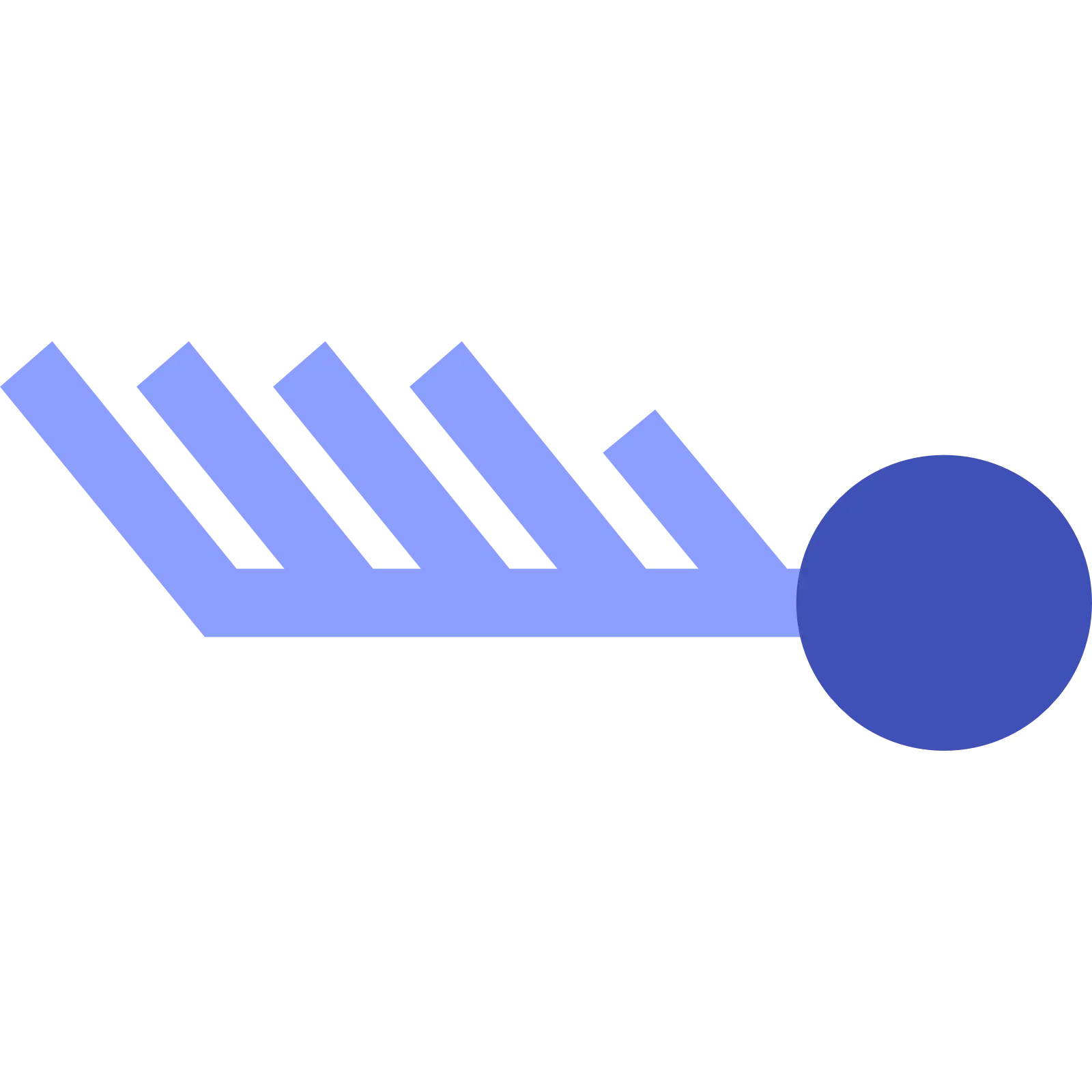 Blue Abstract Icon Design