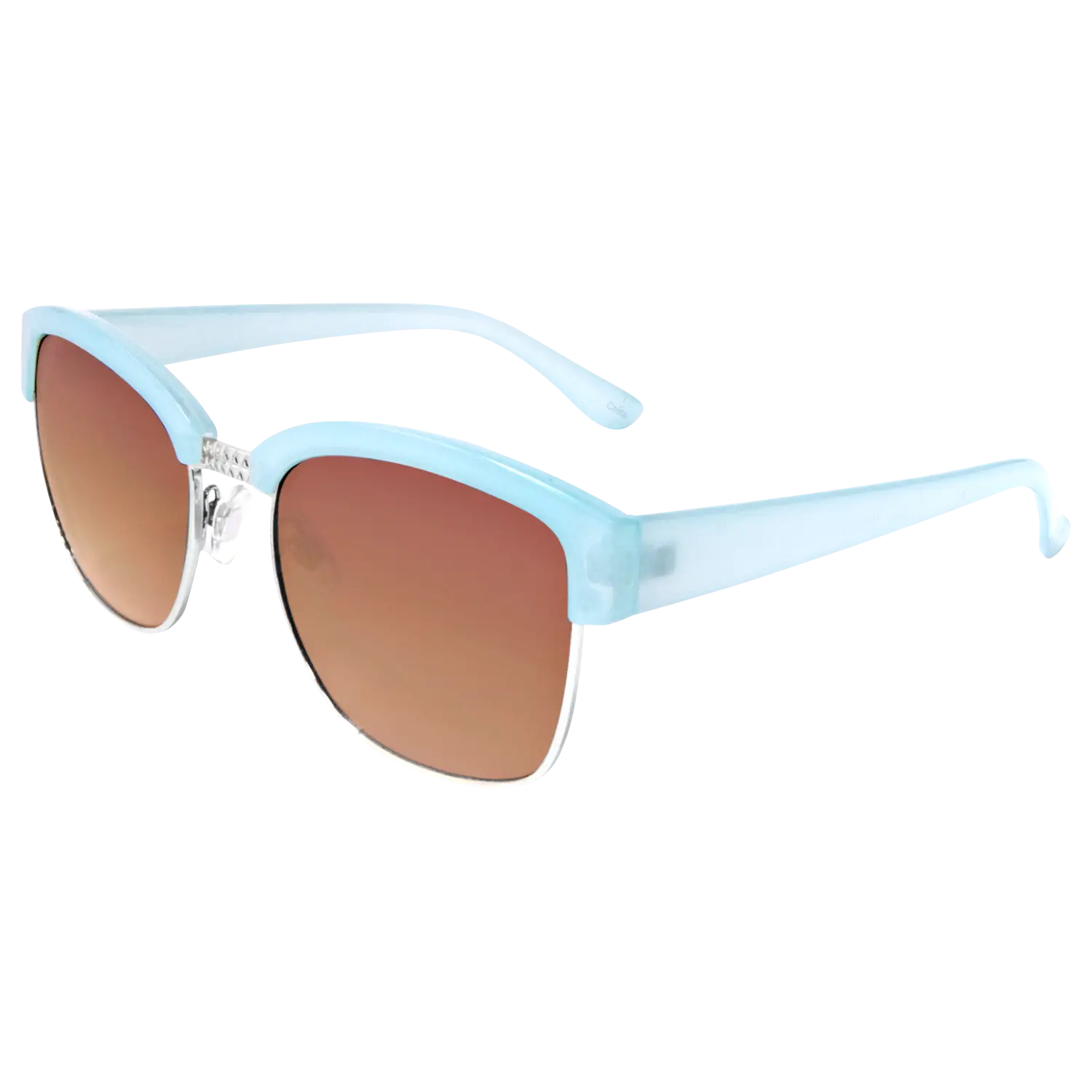 Stylish Blue Sunglasses with Brown Lenses