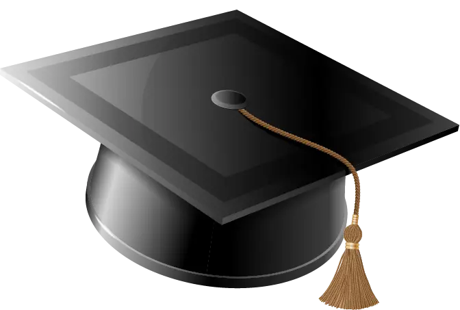 Classic Black Graduation Cap