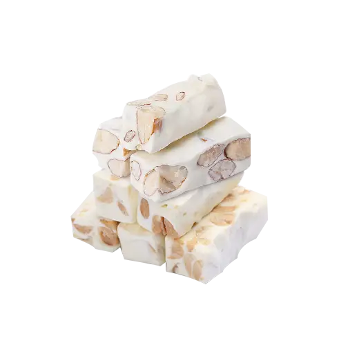 Delicious Nougat Candy with Nuts