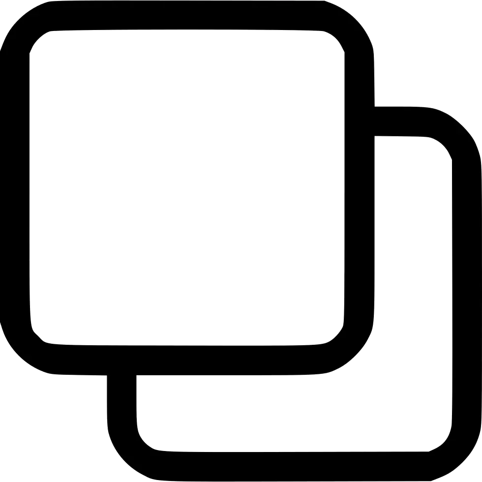 Overlapping Squares Icon