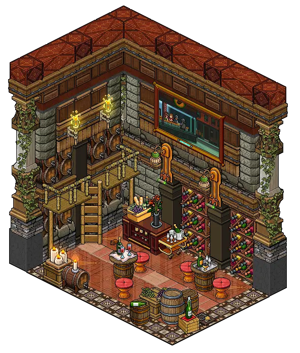 Isometric Illustration of a Cozy Room