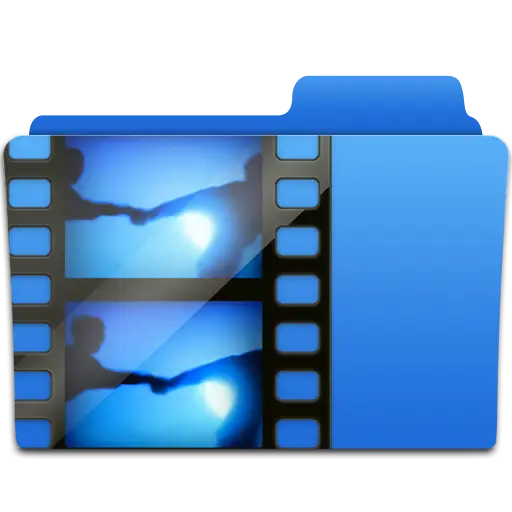 Blue Folder for Digital Storage