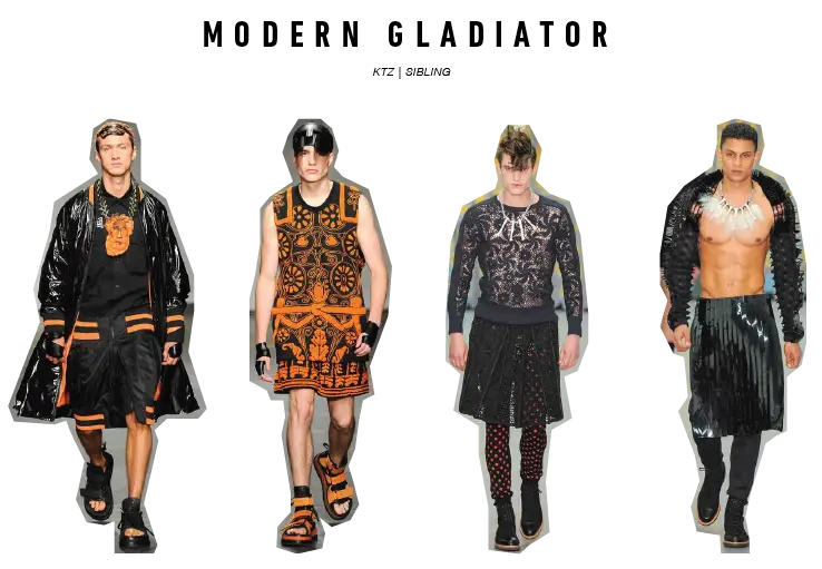 Modern Gladiator Fashion Show
