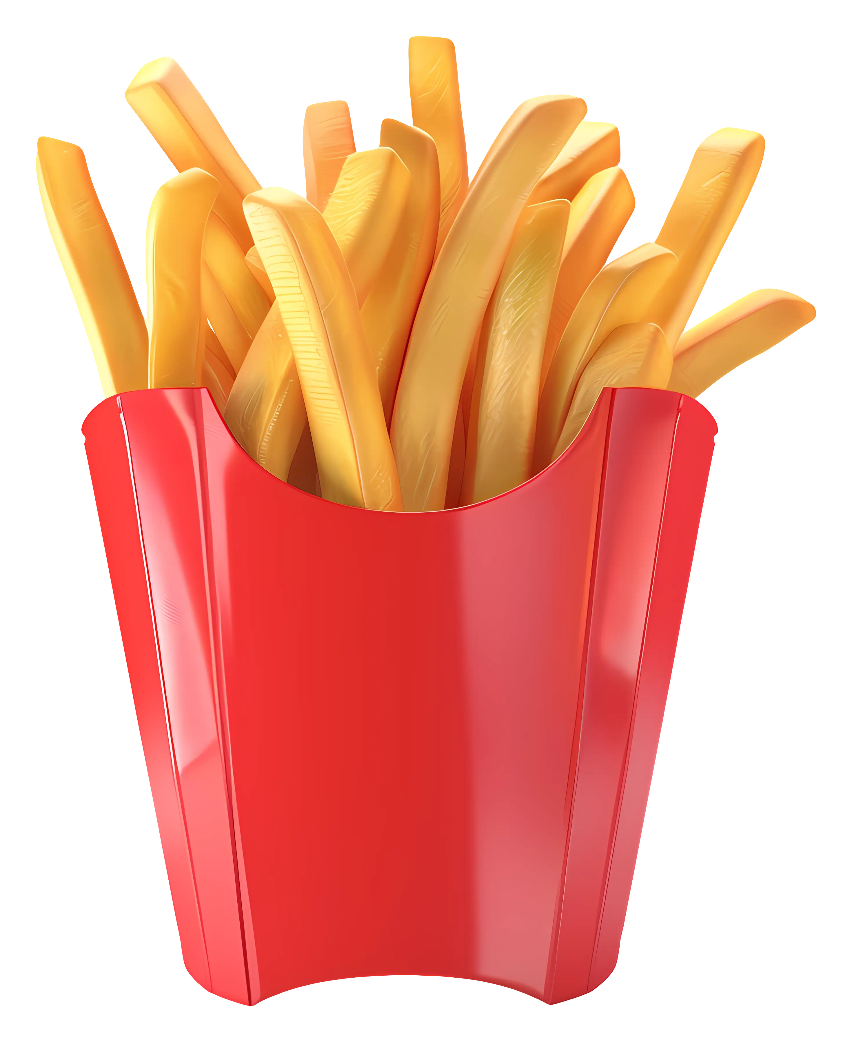 French Fries in Classic Red Box