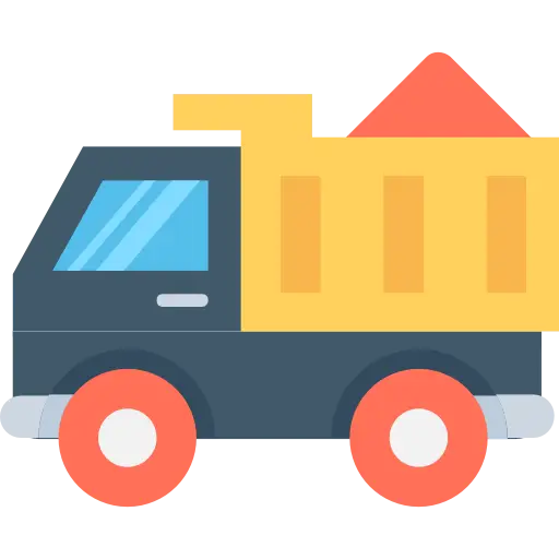 Cartoon Dump Truck Illustration