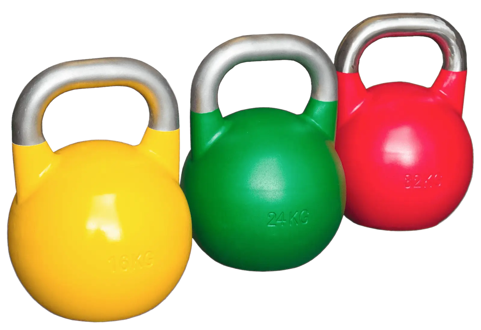 Colorful Kettlebells for Fitness