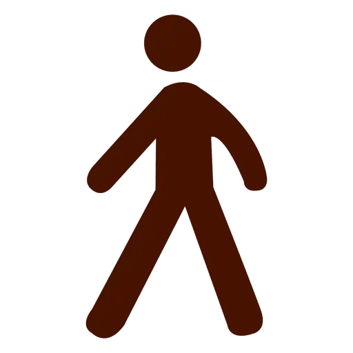 Walking Person Icon Design