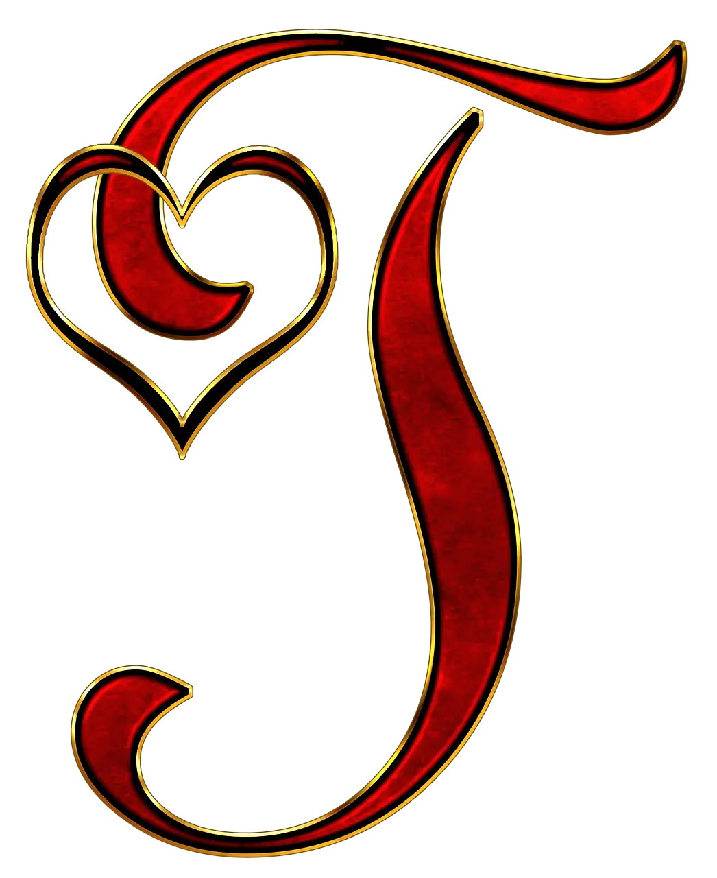 Heart S Letter Design
