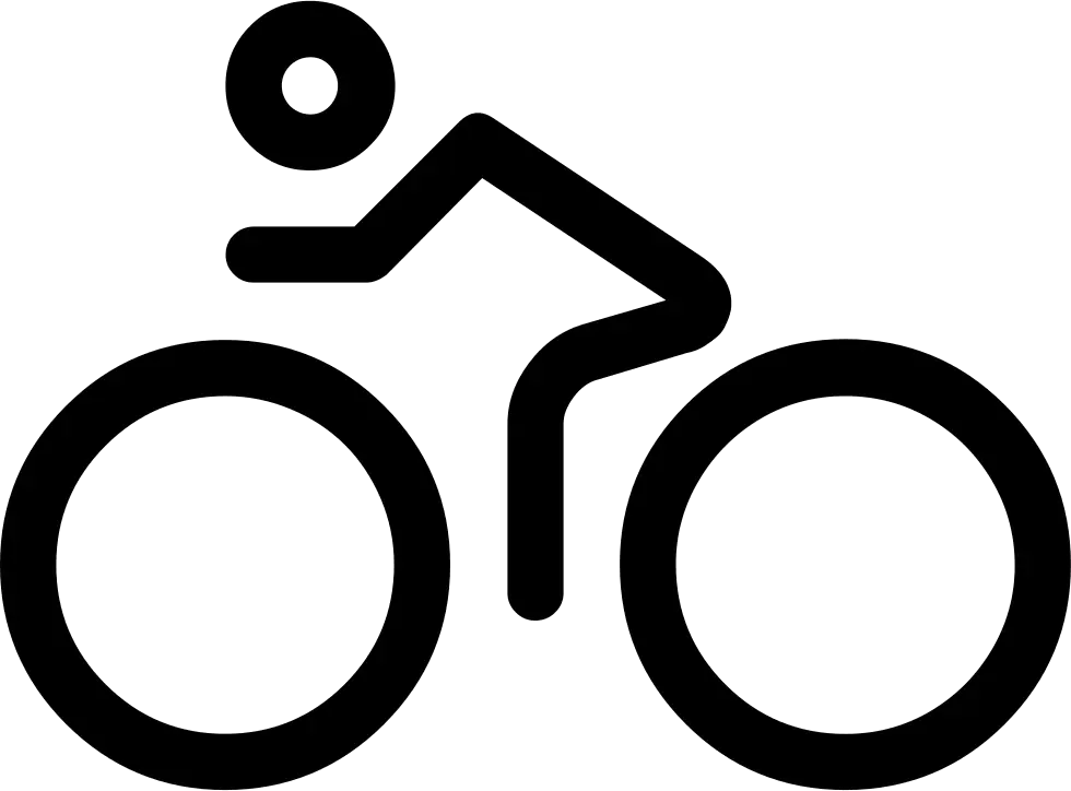 Minimalist Cycling Icon Design