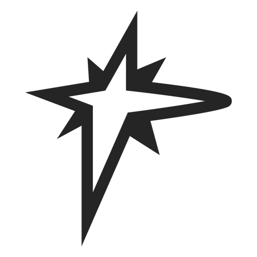 Simple Black Star Icon