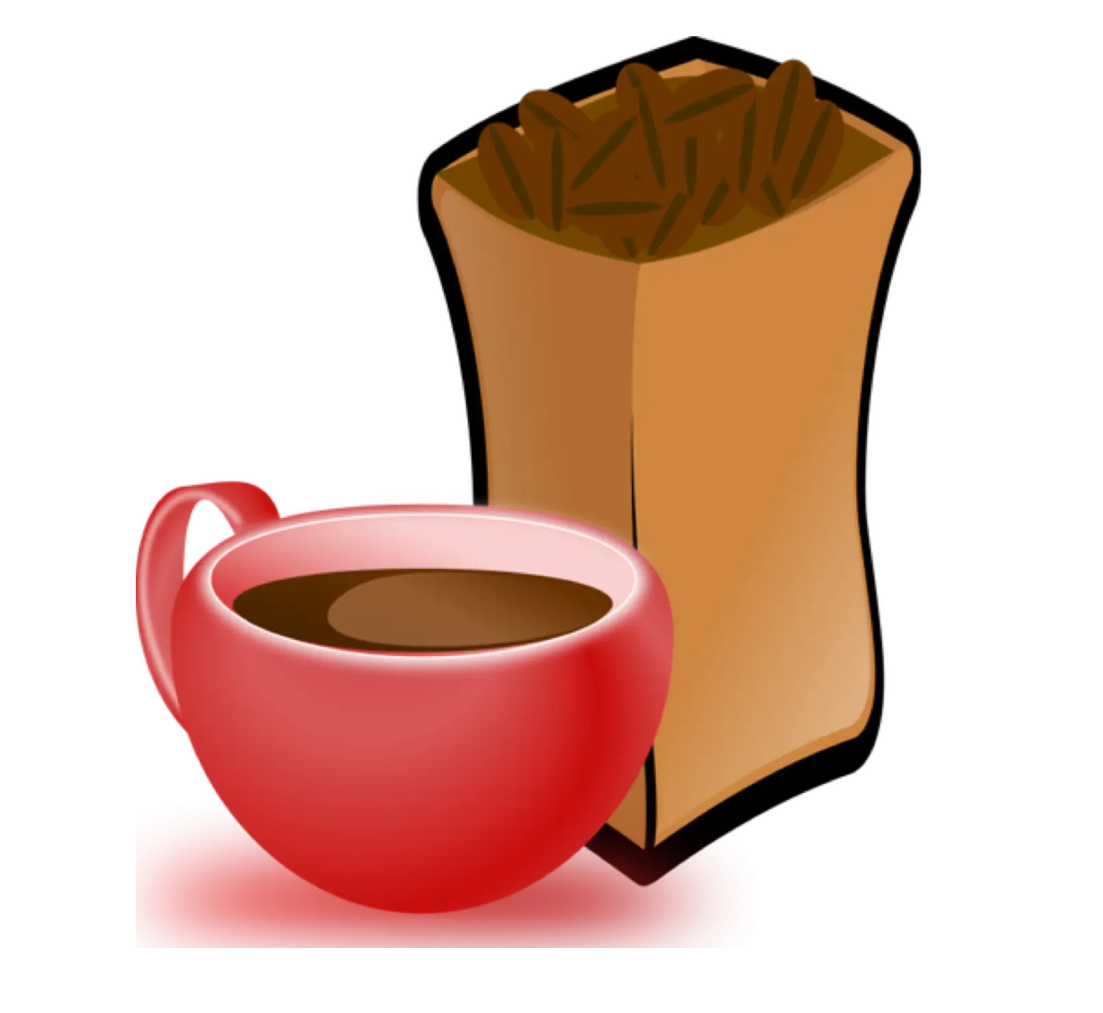Coffee Cup and Pack of Fries Design