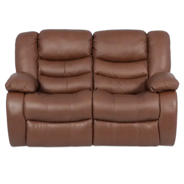 Brown Leather Reclining Couch for Home Decor