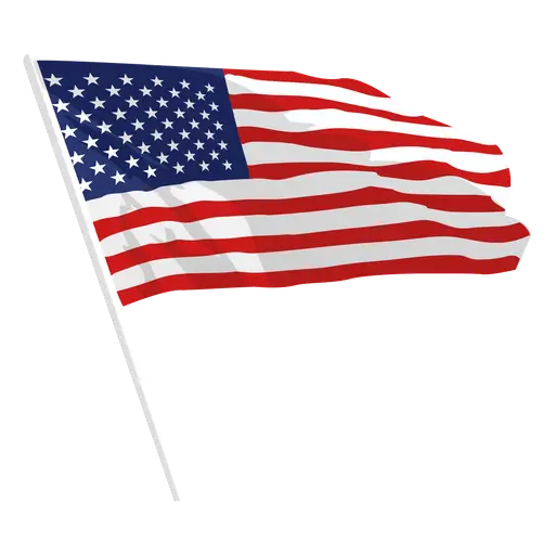 American Flag Waving