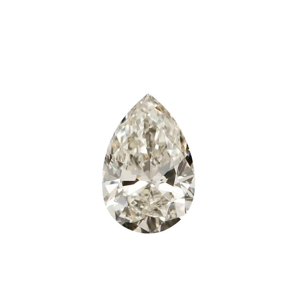 Shining Pear-Shaped Diamond