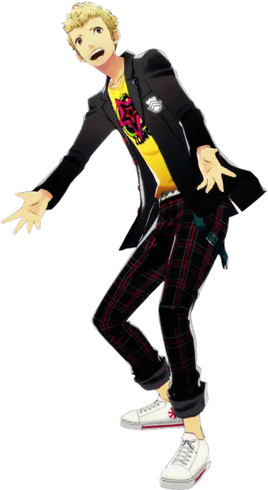 Dynamic Anime Character in Stylish Outfit