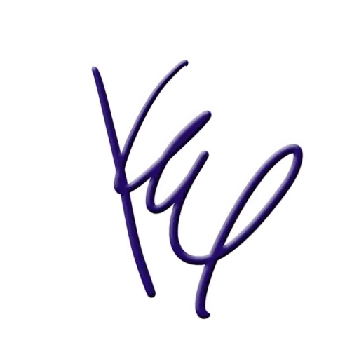 Purple Signature Graphic