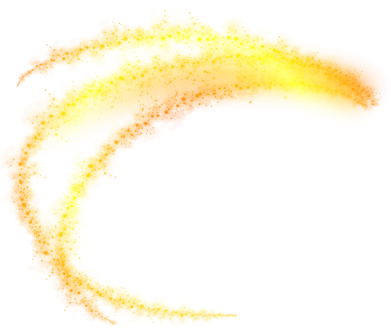 Yellow Light Streaks Effect