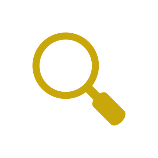 Yellow Magnifying Glass Illustration