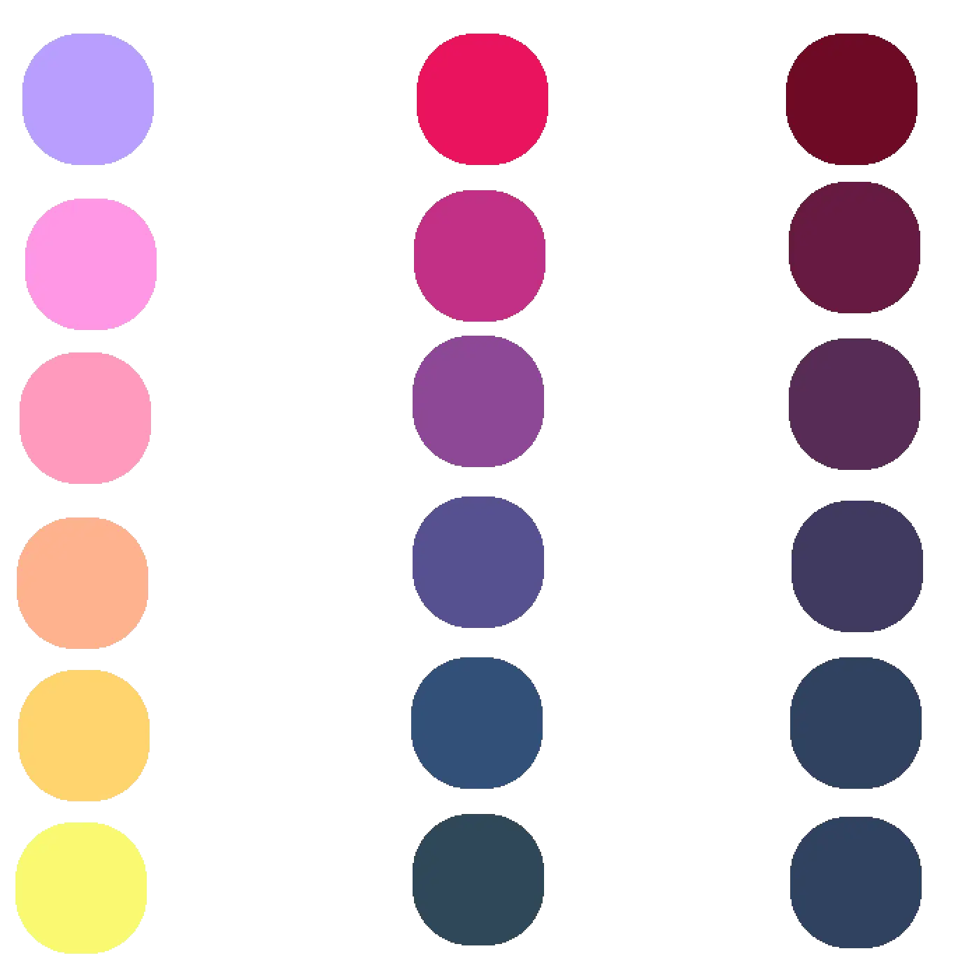Gradient Color Palette