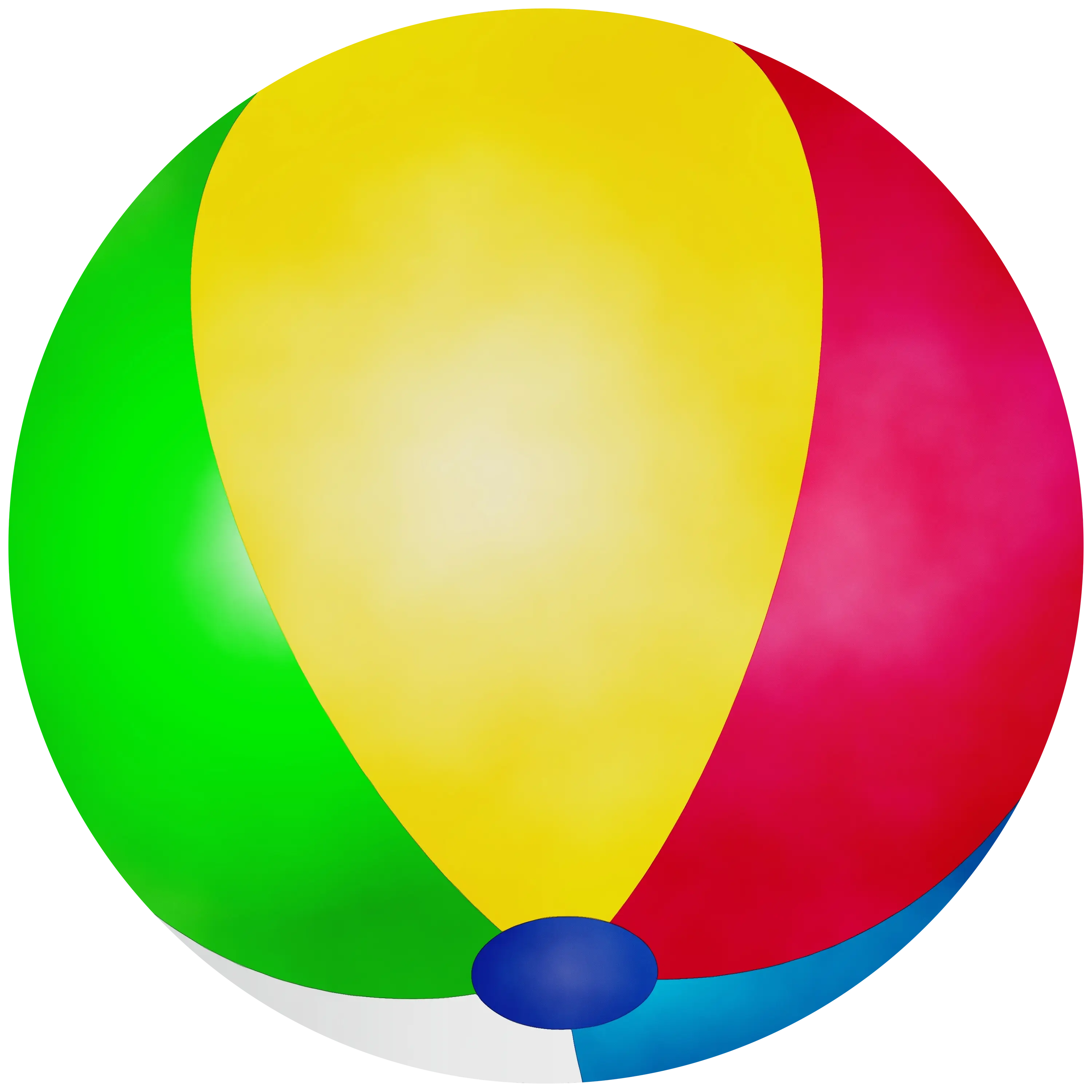 Multicolored Beach Ball for Summer Fun
