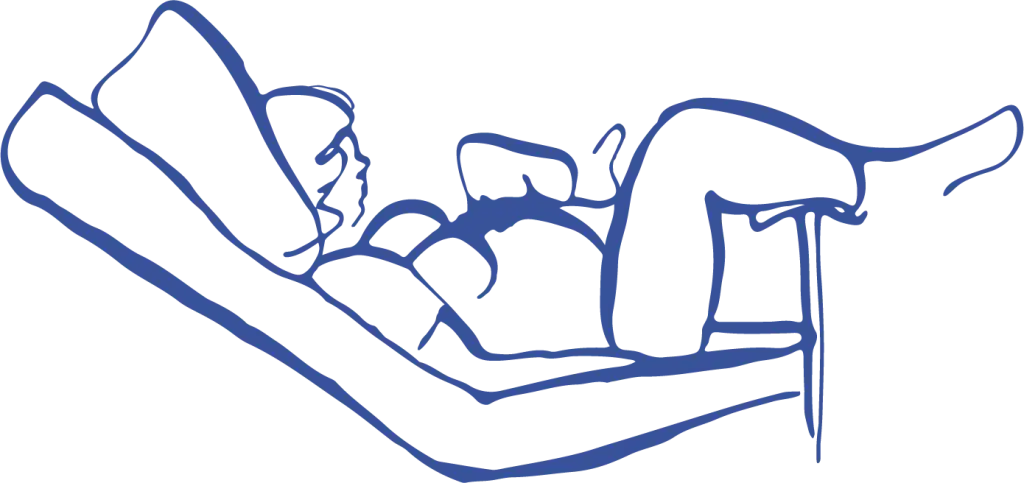 Outline of a Pregnant Woman Reclining