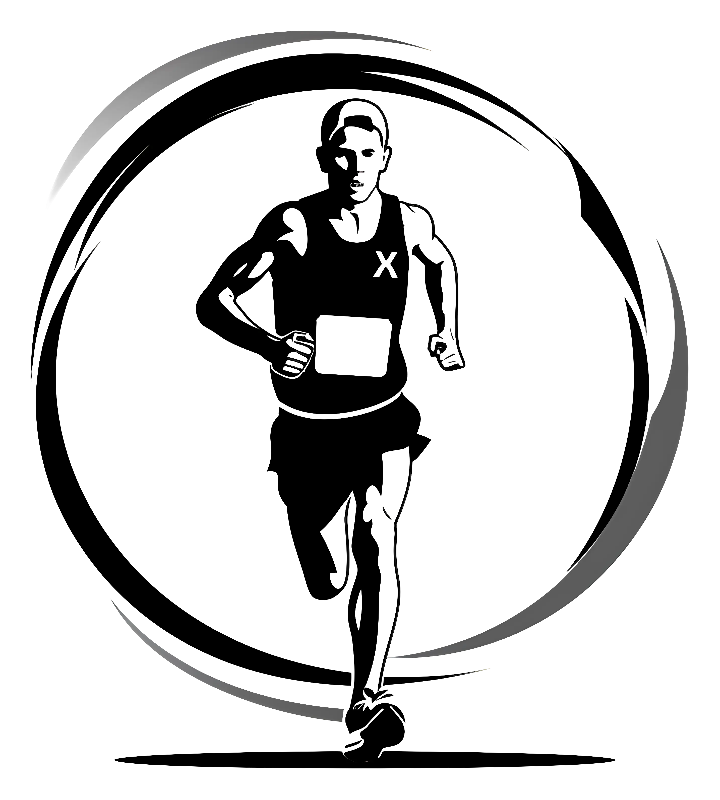 Silhouette of a Runner