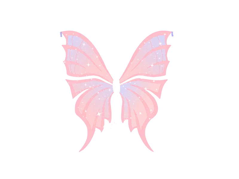 Delicate Pink Butterfly Wings