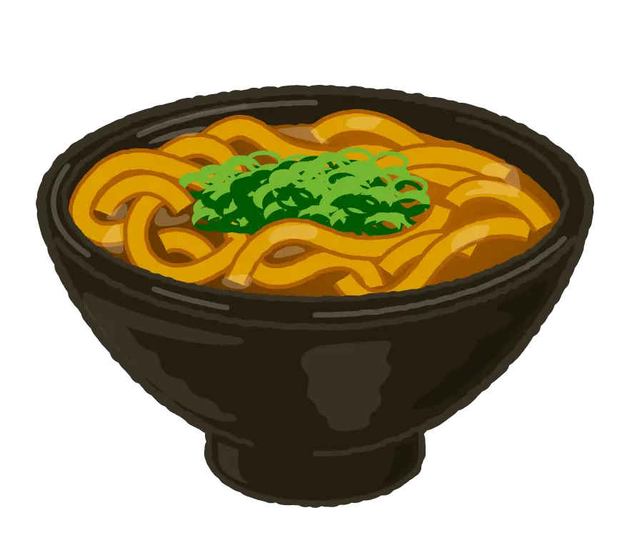 Bowl of Noodles Illustration