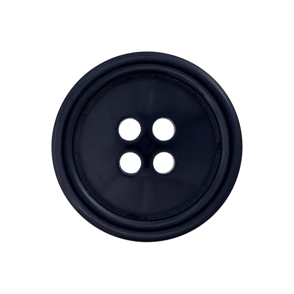 Black Button Icon for Clothing