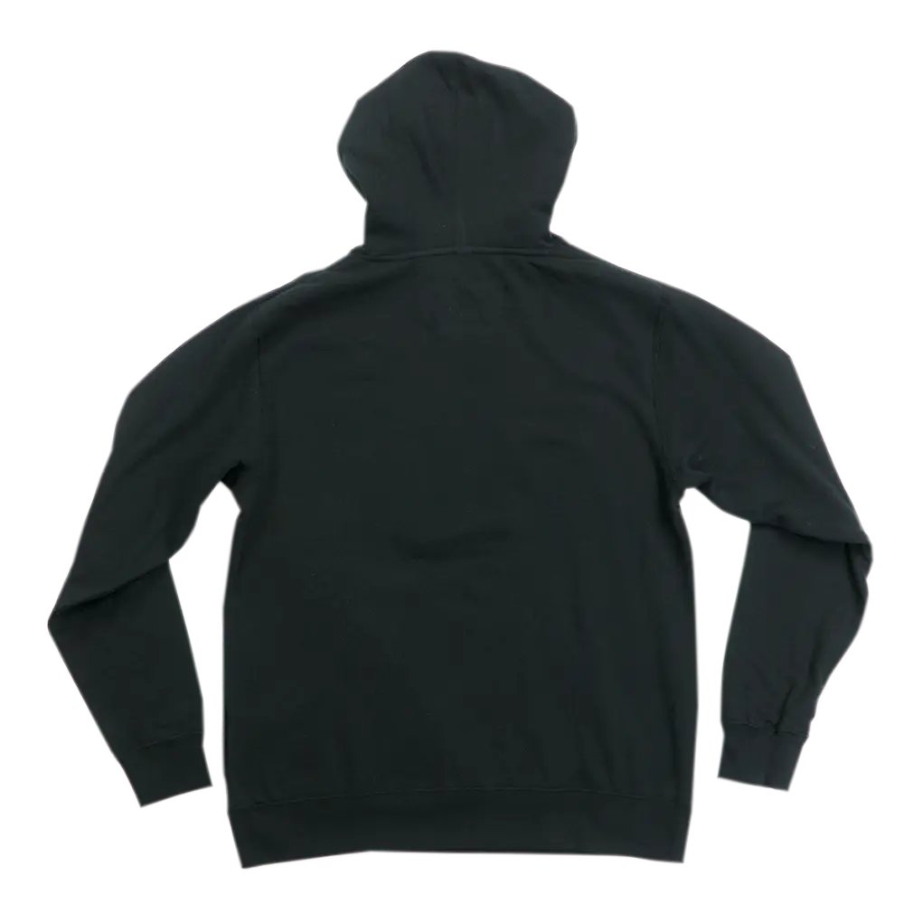 Black Hoodie from Back View for Casual Wear