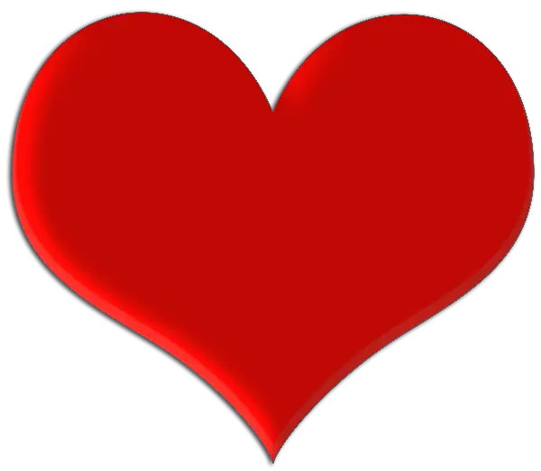 Glossy Red Heart for Valentineâ€™s Day