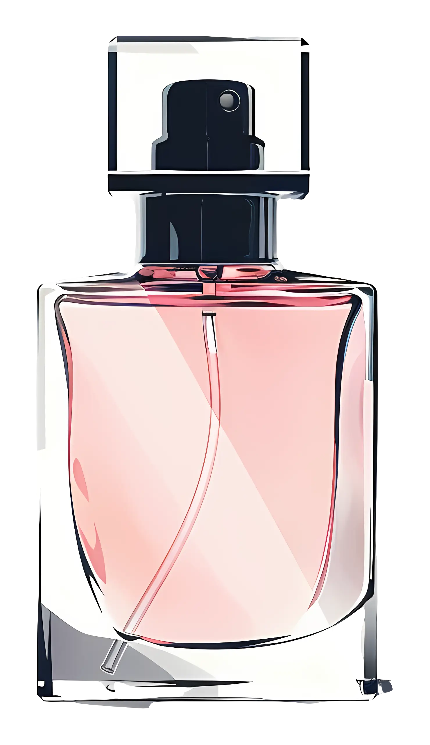 Perfume Bottle with Pink Liquid